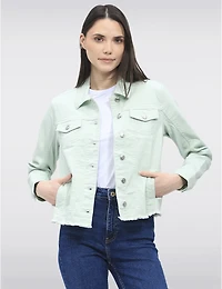 Veste Denim Stretch Classique par Baccini