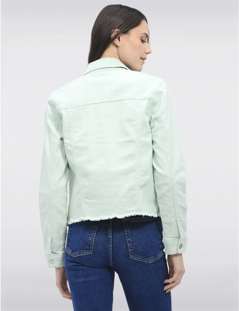 Veste Denim Stretch Classique par Baccini