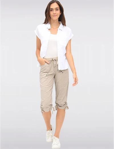 Manteaux | La maison du manteau au Québec Capri Extensible Emma Avec Fronces Latérales À L'ourlet Par Dash Clothing