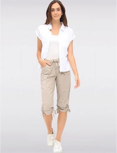 Manteaux | La maison du manteau au Québec Capri Extensible Emma Avec Fronces Latérales À L'ourlet Par Dash Clothing