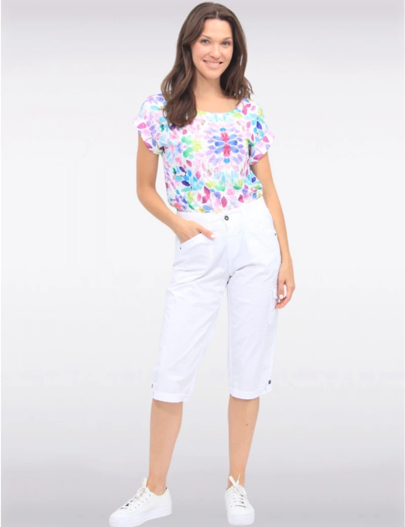 Manteaux | La maison du manteau au Québec Taylor Capri Cargo Extensible Avec Pattes Latérales Et Boutons Par Dash Clothing