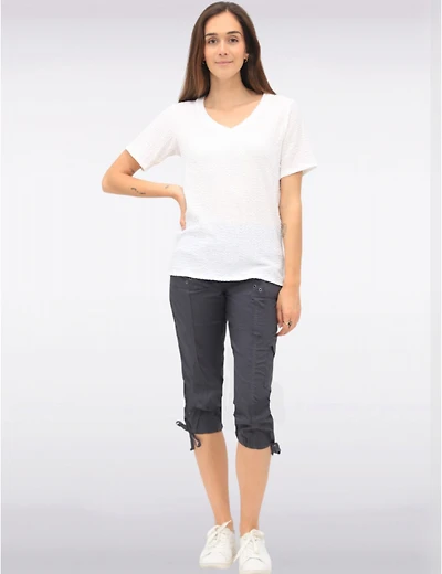 Manteaux | La maison du manteau au Québec Capri Cargo Charlene avec Tirettes Ajustables à l'Ourlet par Dash Clothing