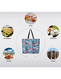 Manteaux Manteaux | La maison du manteau au Québec Sac Fourre-Tout Léger, Pliable & Réutilisable en Gris  avec Motif de Parapluies