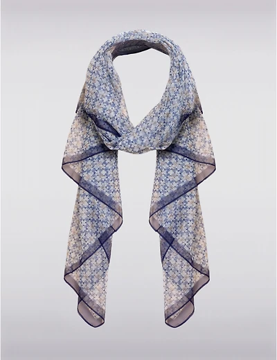 Manteaux Manteaux | La maison du manteau au Québec Foulard Fluide Léger Oversized à Imprimé Trèfle Chic par Saki