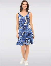 Robe Asymétrique V-Neck Amani Couture