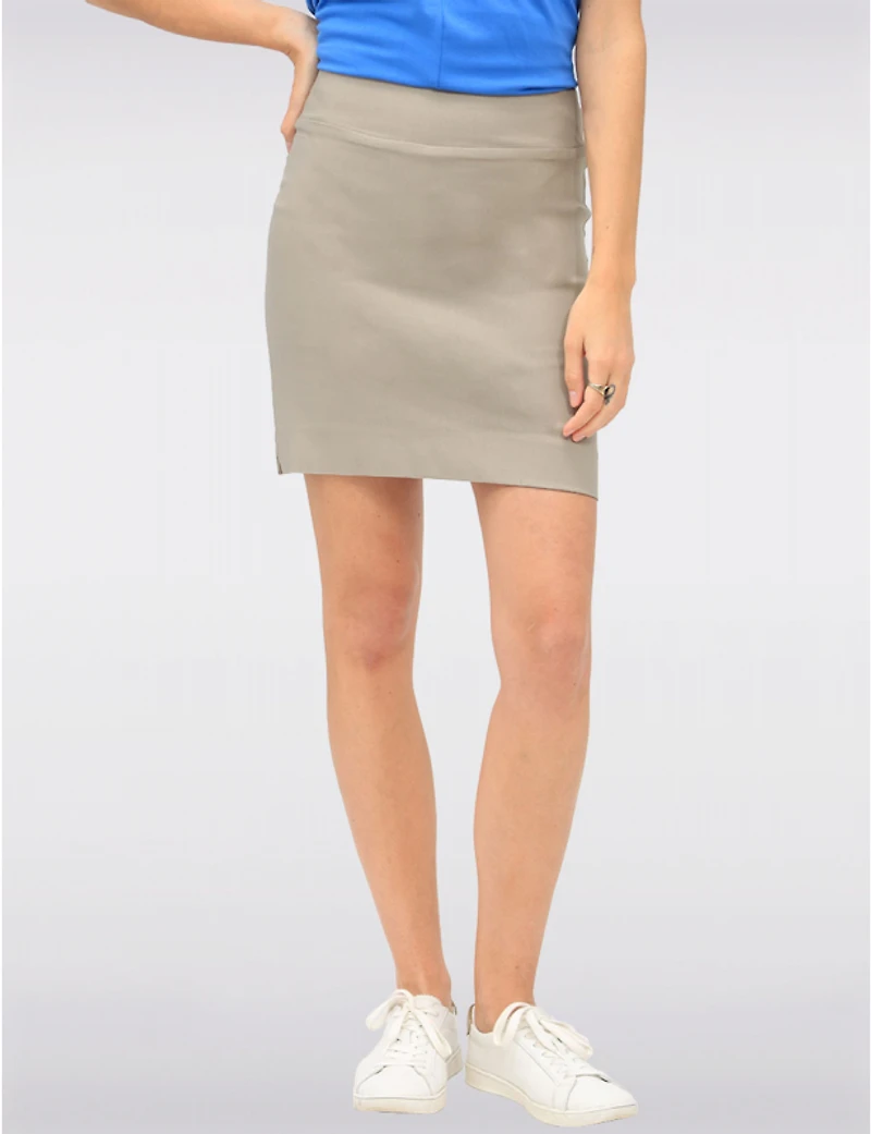 Manteaux Manteaux | La maison du manteau au Québec Jupe-short Extensible Chic À Taille Mi-haute Et Coupe Droite Par Amani Couture