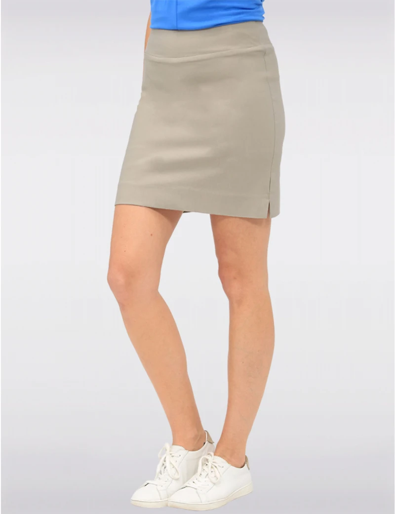 Manteaux Manteaux | La maison du manteau au Québec Jupe-short Extensible Chic À Taille Mi-haute Et Coupe Droite Par Amani Couture