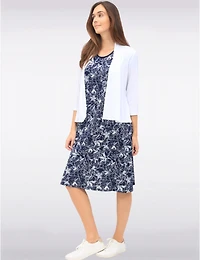Cardigan Drapé Manches 3/4 par Amani Couture
