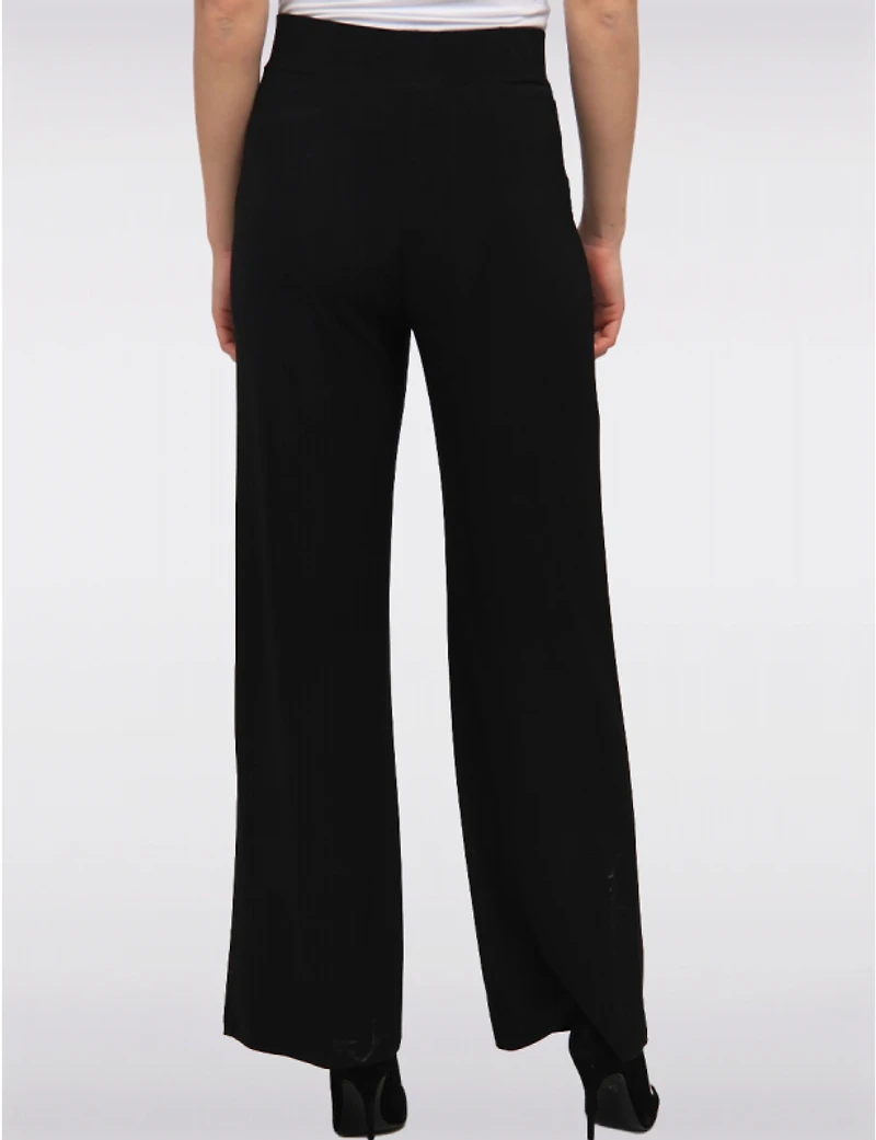 Pantalon Palazzo Large Noir par Amani Couture