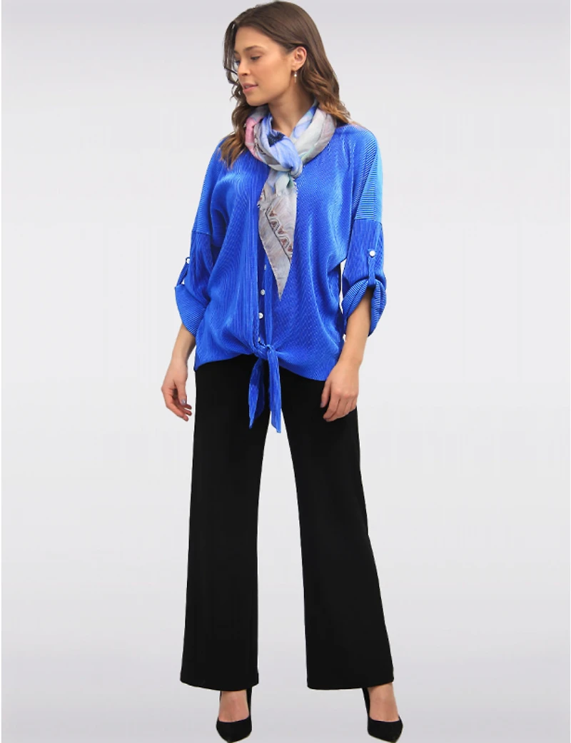 Pantalon Palazzo Large Noir par Amani Couture