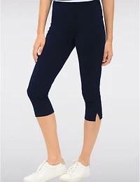 Manteaux | La maison du manteau au Québec Capri Extensible À Taille Mi-haute Avec Trois Boutons Latéraux Par Amani Couture