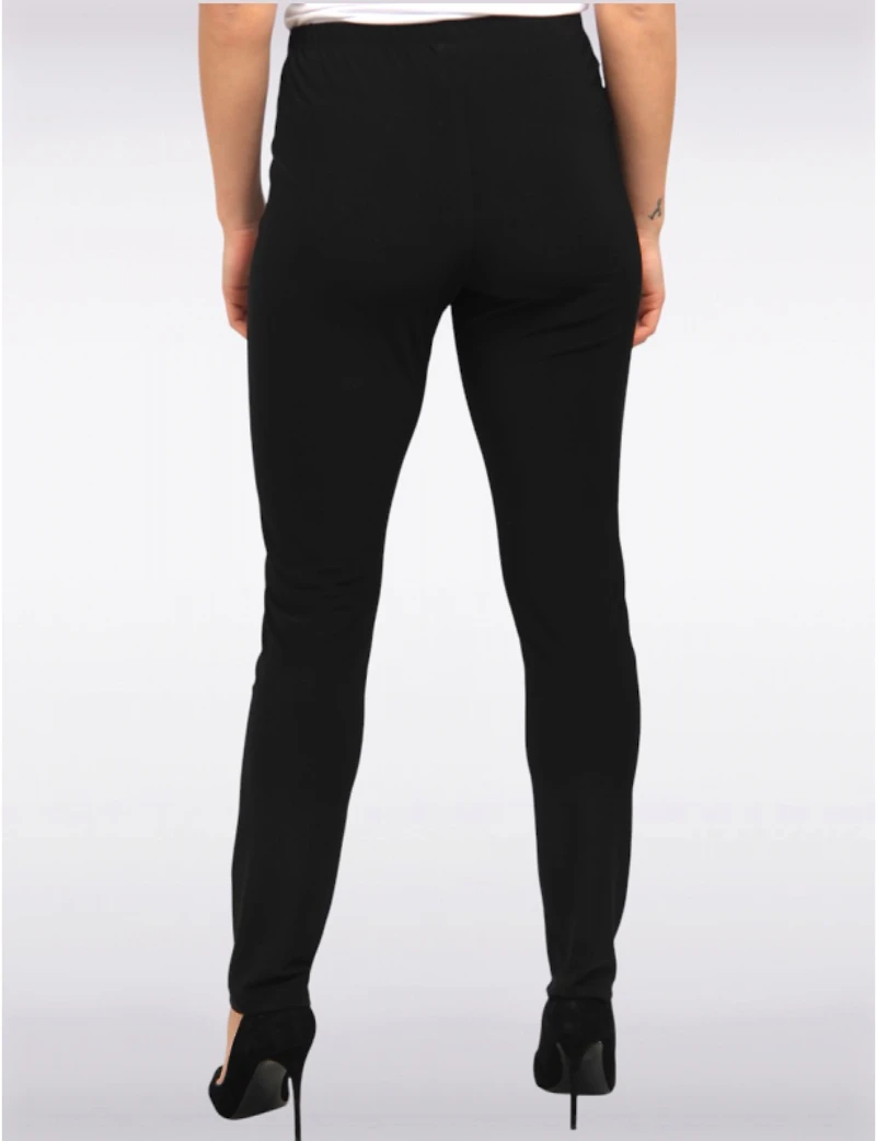 Leggings Noirs Élastiques Amani Couture