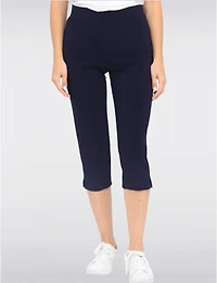 Manteaux | La maison du manteau au Québec Capris Extensible Avec Fente Latérale Et Bande Large De Taille Par Amani Couture