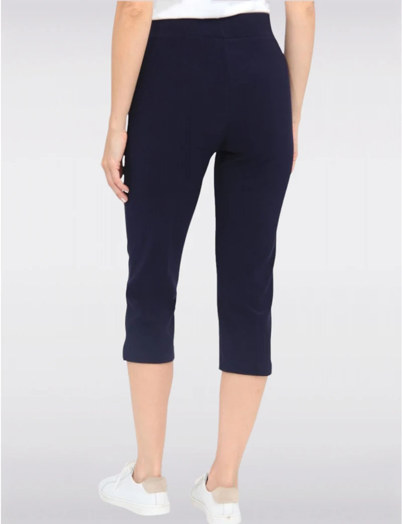 Manteaux | La maison du manteau au Québec Capris Extensible Avec Fente Latérale Et Bande Large De Taille Par Amani Couture
