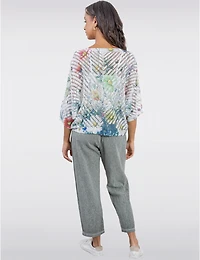 Pantalon Ceinturé Lin Chic par Froccella