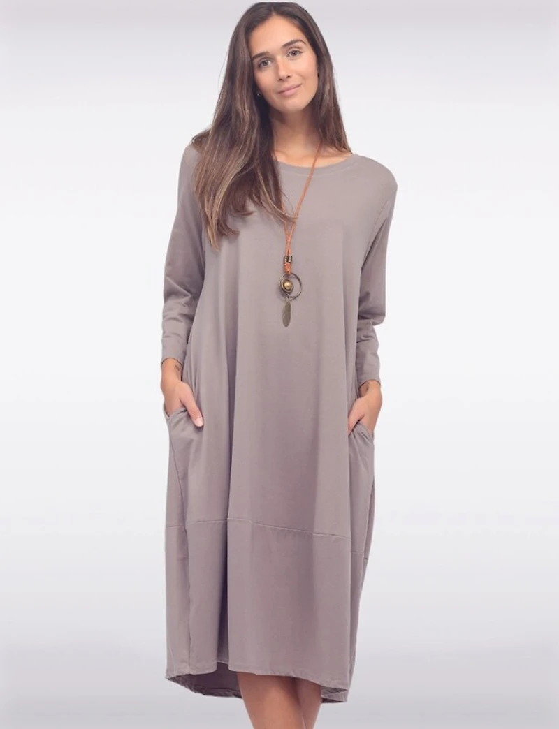 Robe Longue Coton Chic par Froccella