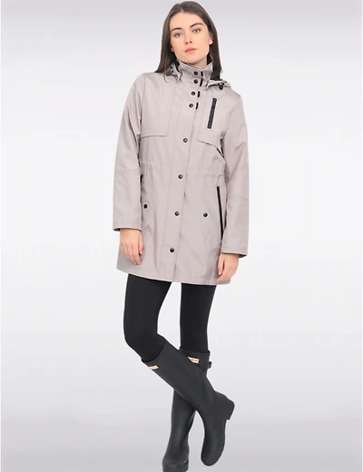 Manteau Capuche Résistant Portrait