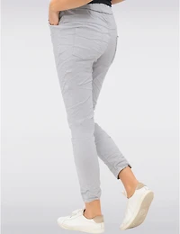 Pantalon Slim Crinkle Stretch Froccella