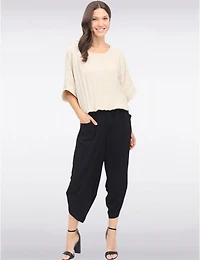 Haut Dolman Plissé Chic par Froccella