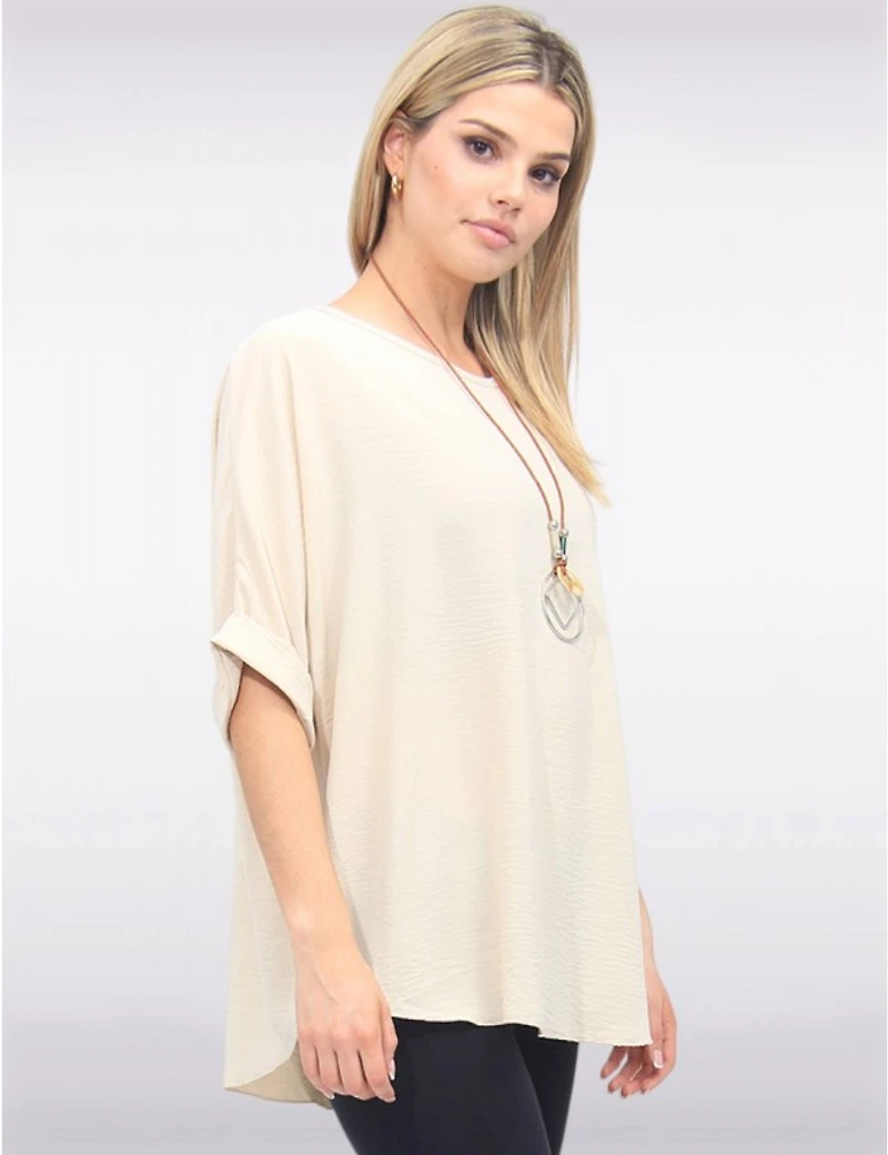 Blouse Élégante Manches Dolman par Froccella