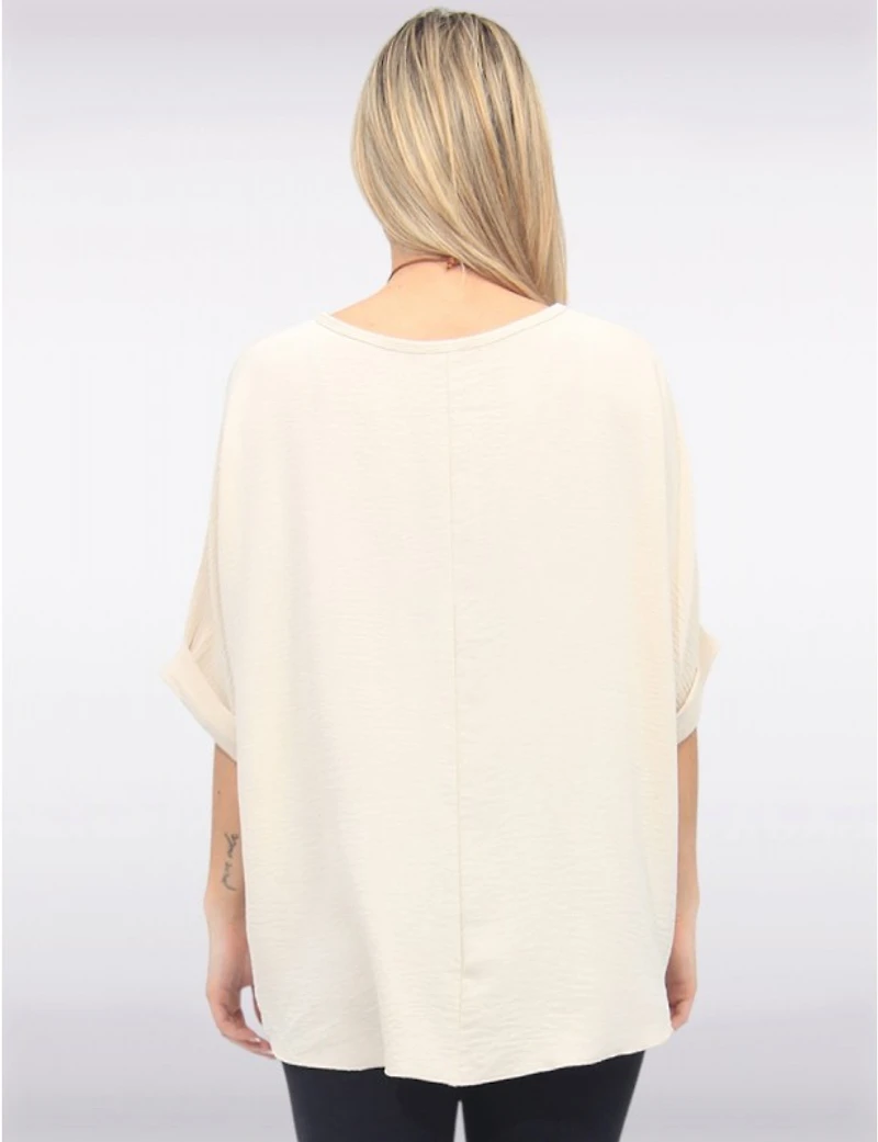 Blouse Élégante Manches Dolman par Froccella