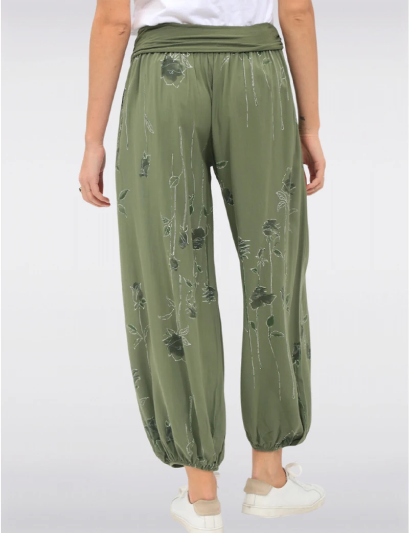 Pantalons Ballon Floraux Froccella