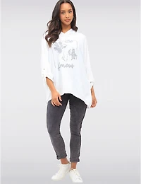 Pantalon Court à Strass Froccella