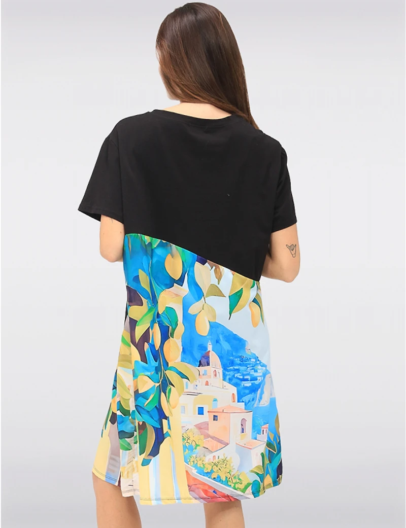 Robe Coton Imprimé Agrumes par Froccella