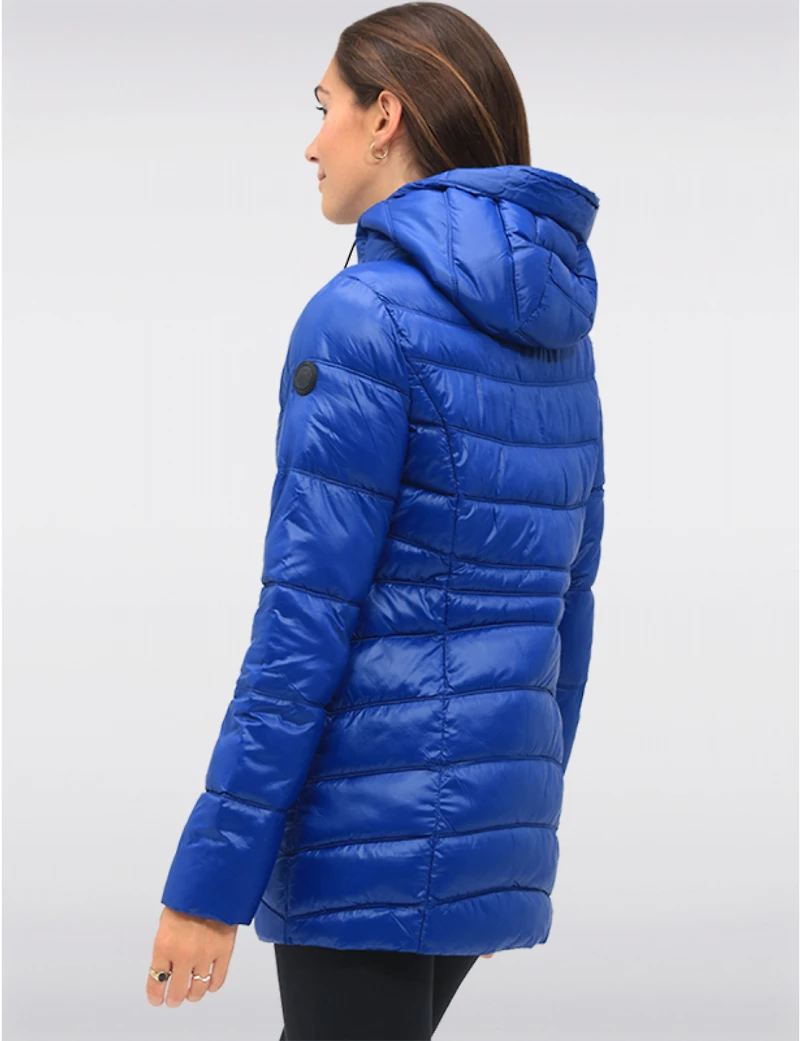 Manteaux | La maison du manteau au Québec Doudoune Végan Compacte à Capuche avec Coussin de Nuque Intégré par Point Zero