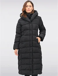 Doudoune Maxi Capuche Point Zero – Offres Black Friday