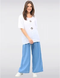 Haut en Lin Chic par Froccella