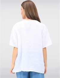 Haut en Lin Chic par Froccella