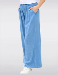 Pantalon Large Coton Froccella