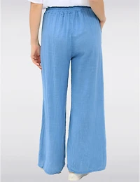 Pantalon Large Coton Froccella