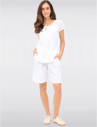 Bermuda Coton Élastique Froccella