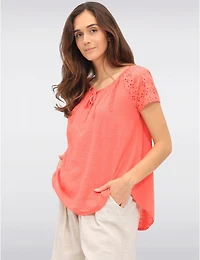 Haut Coton Broderie Froccella