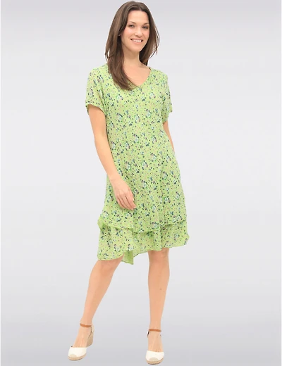 Robe à Fleurs Froissée par Froccella