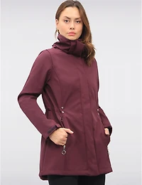 Manteaux | La maison du Manteau au Québec Actif À Capuche Amovible Softshell Réglable Breathe-tech® Vegan Par Saki