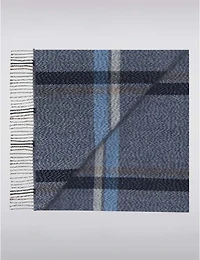 Manteaux | La maison du manteau au Québec Foulard Intemporel à Rayures Verticales avec Franges Raffinées