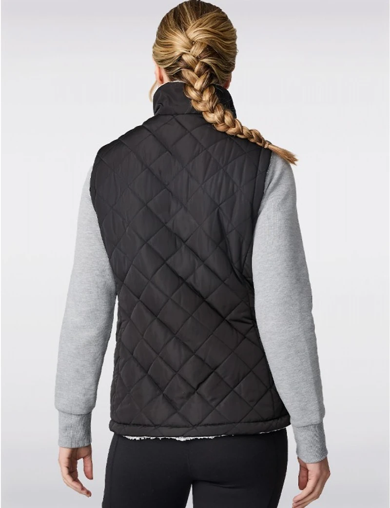 Manteaux | La maison du manteau au Québec Gilet Sherpa Matelassé Réversible et Écologique par Free Country