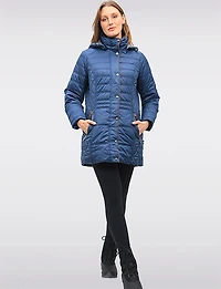 Veste matelassée Danwear à capuche amovible – Offres Black Friday