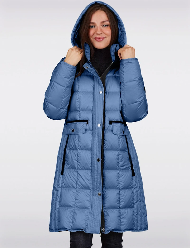Manteau matelassé Normann : capuche amovible – Offres Black Friday