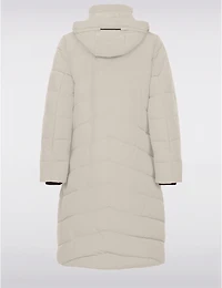 Doudoune Longue Matelassée & Isolante à Fini Avec Capuche Amovible Par Frandsen