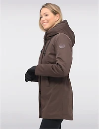 Veste Parka Vegan À Taille Ajustable Doublure Matelassée Eco-down Par Point Zero