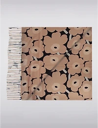 Manteaux | La maison du manteau au Québec Écharpe Oblong Douce & Élégant à Motif Floral et Bords Frangés
