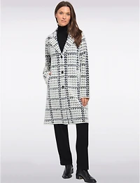 Manteaux | La maison du Manteau au Québec Élégant en Tricot Ultra-doux à Motif Pied-de-poule par Vince Camuto