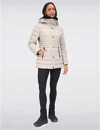 Manteaux | La maison du manteau au Québec Doudoune Vegan Polyloft® à Col Doublé de Fausse Fourrure & Capuche par Snoboll