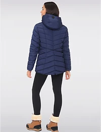 Chic Veste Végan Matelassée En Eco-Duvet Polyloft® avec Capuche par Snoboll