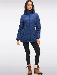 Doudoune Polyloft® Vegan À Capuche Amovible Et Taille Accordéon en Par Snoboll