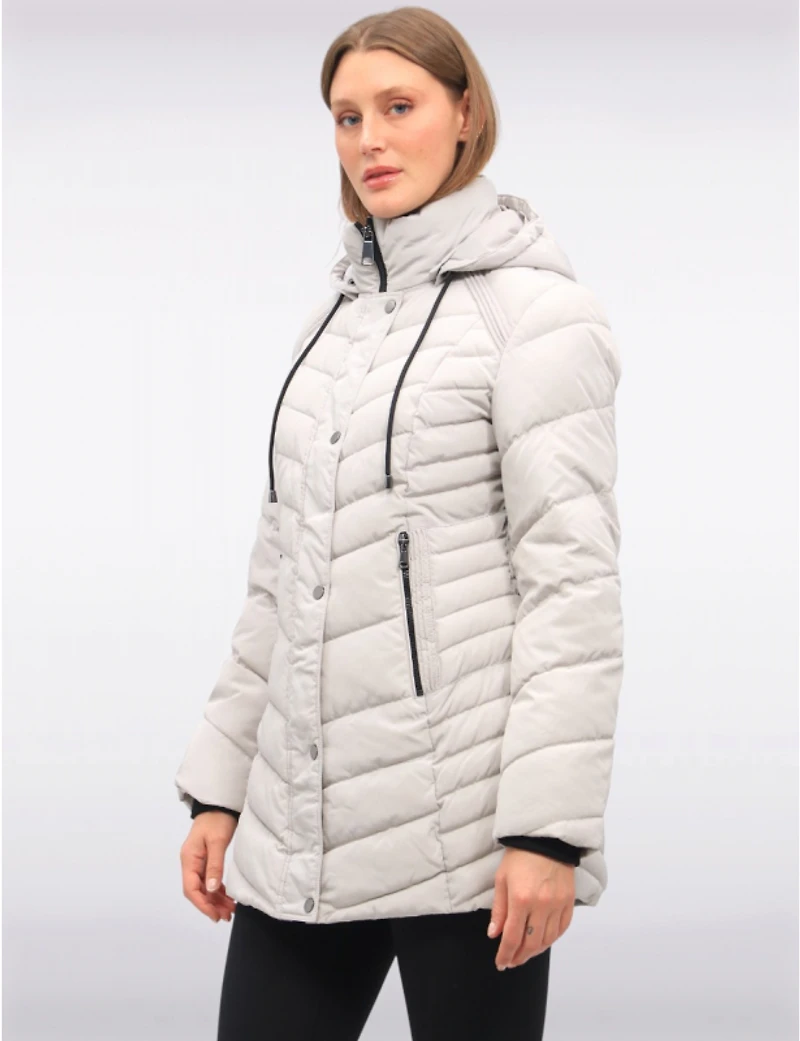 Doudoune Classique en Polyloft® Végane avec Capuche Amovible par Snoboll